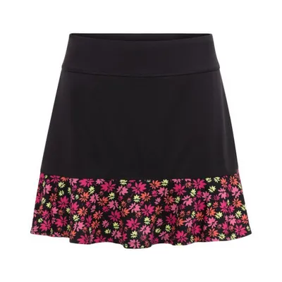 Women's Funfetti Printed Floral Flounce Skort