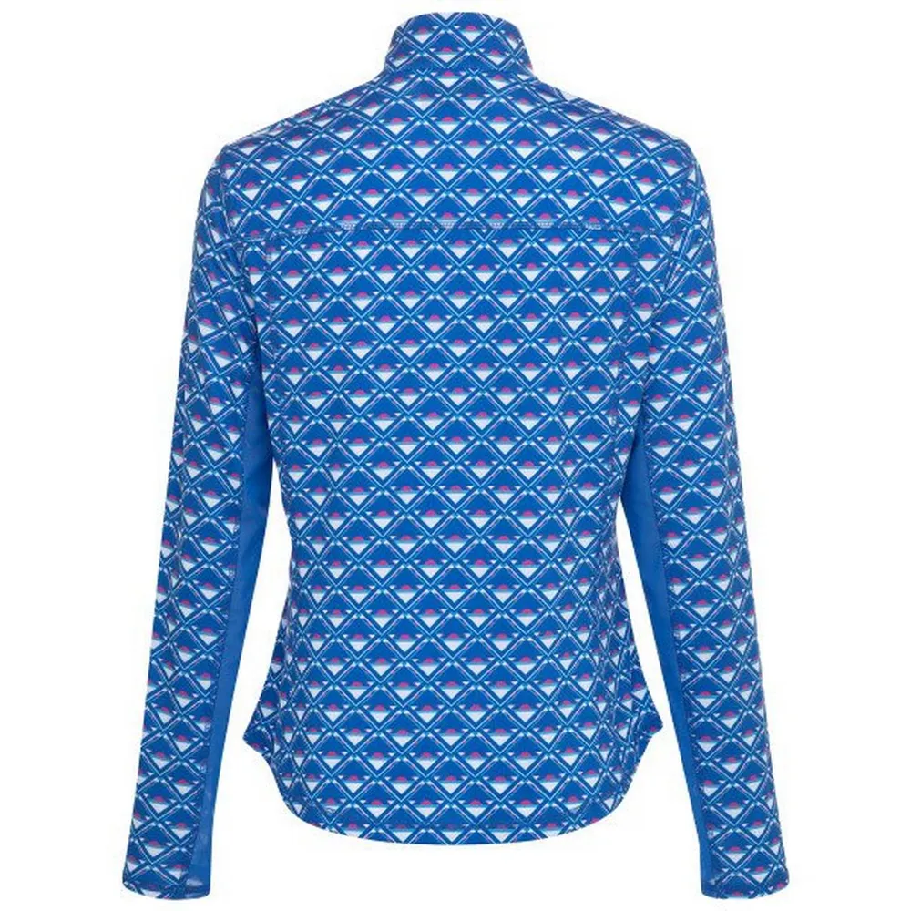 Women's Sun Protection UPF 50 Geo Print Long Sleeve Top