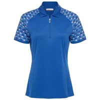 Women's Geo Printed Short Sleeve Polo