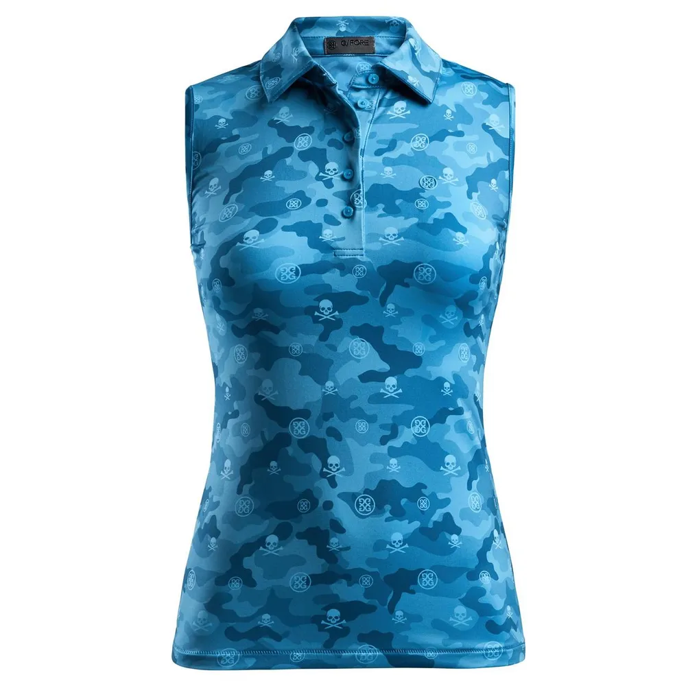 Women's Icon Camo Sleeveless Polo