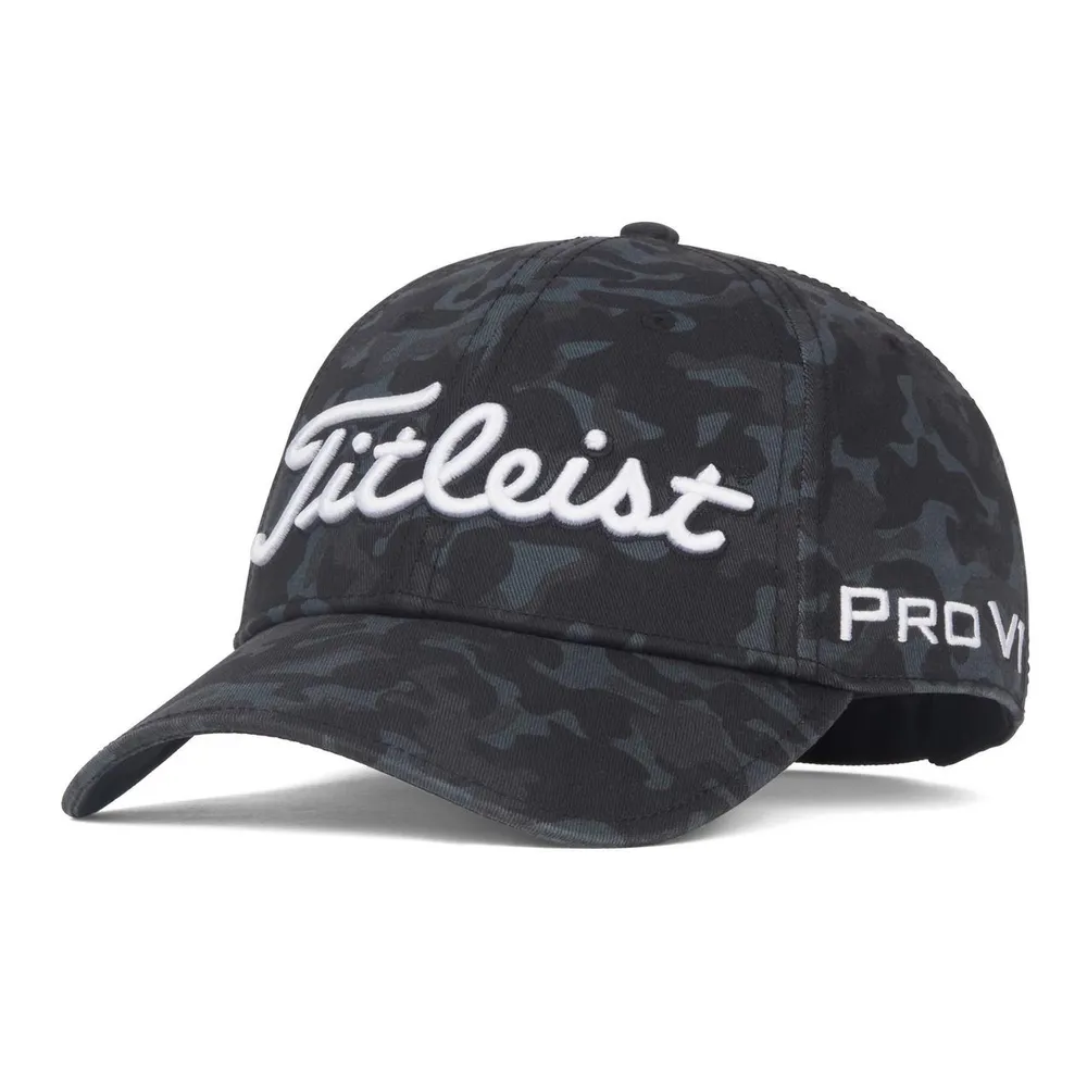 Men's Black Camo Tour Standard Adjustable Cap