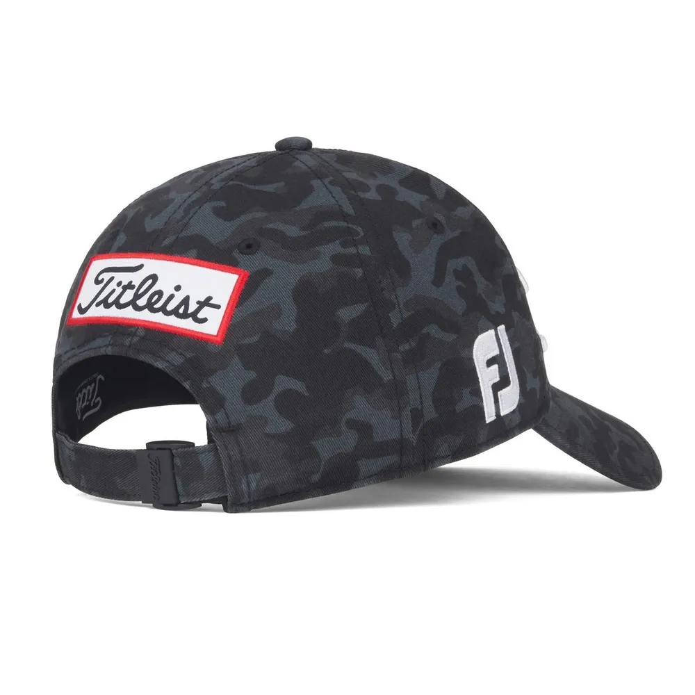 Men's Black Camo Tour Standard Adjustable Cap