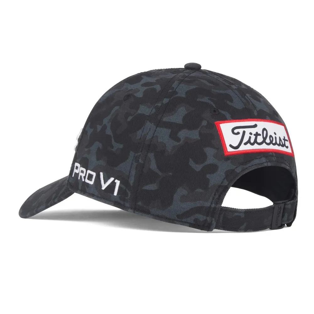 Men's Black Camo Tour Standard Adjustable Cap