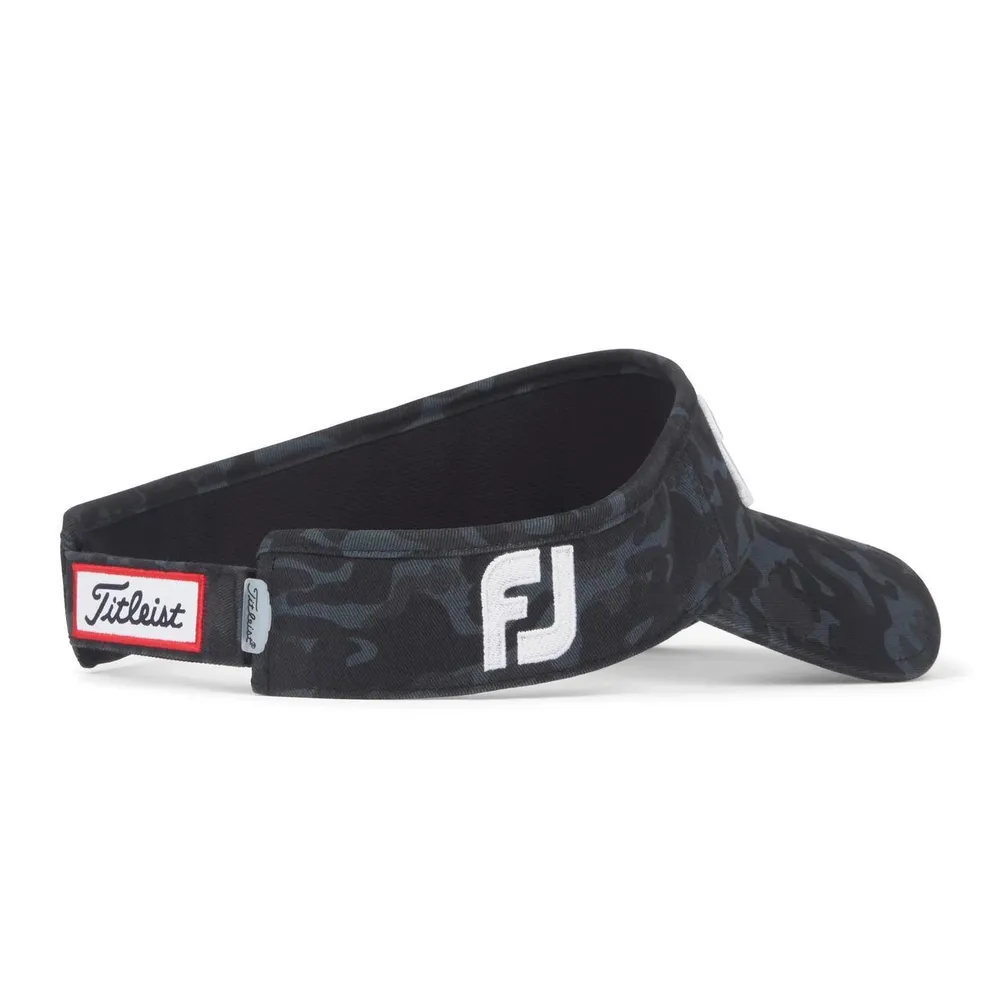 Men's Black Camo Tour Performance Visor