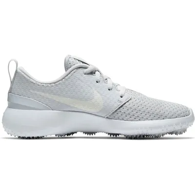 Junior Roshe G Spikeless Golf Shoe-Platinum/White