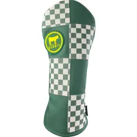 Green Checkered Flag Driver Headcover