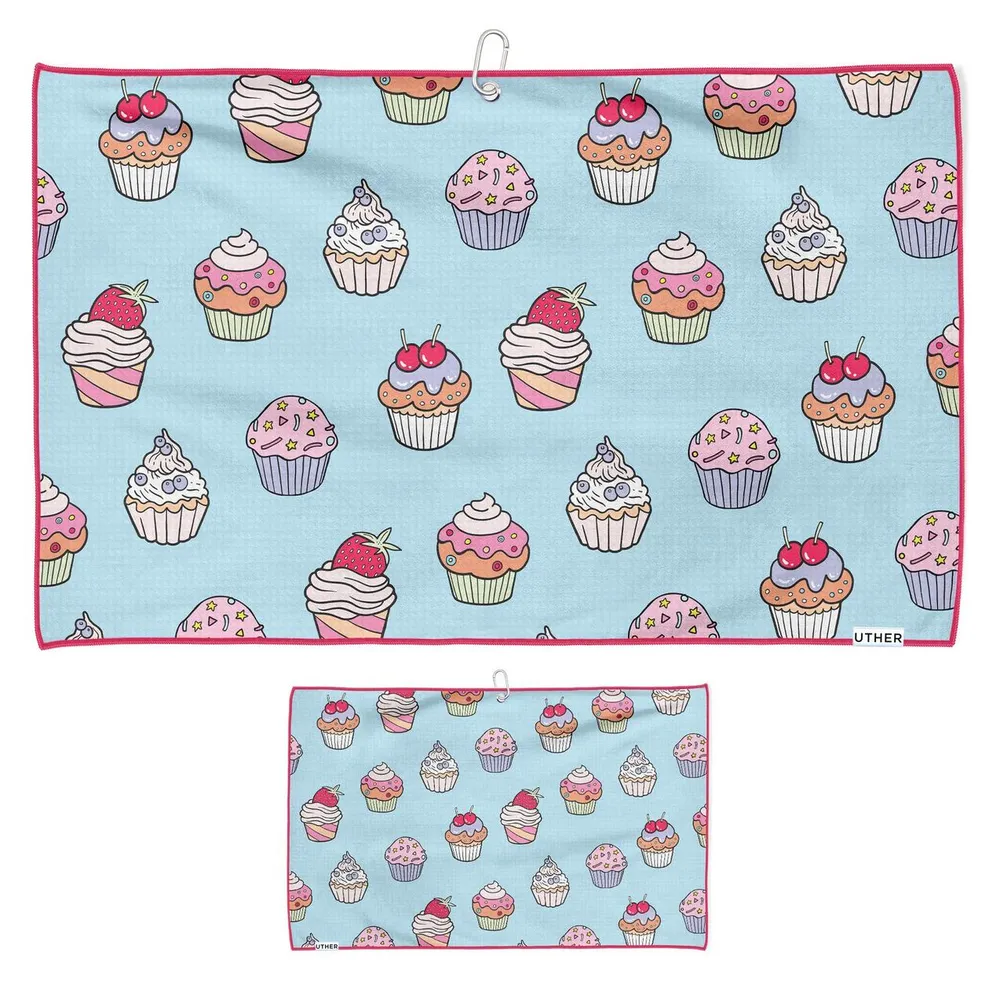 Cupcake Party Microfiber Cart Towel