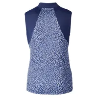 Women's Create Print Sleeveless Zip Top