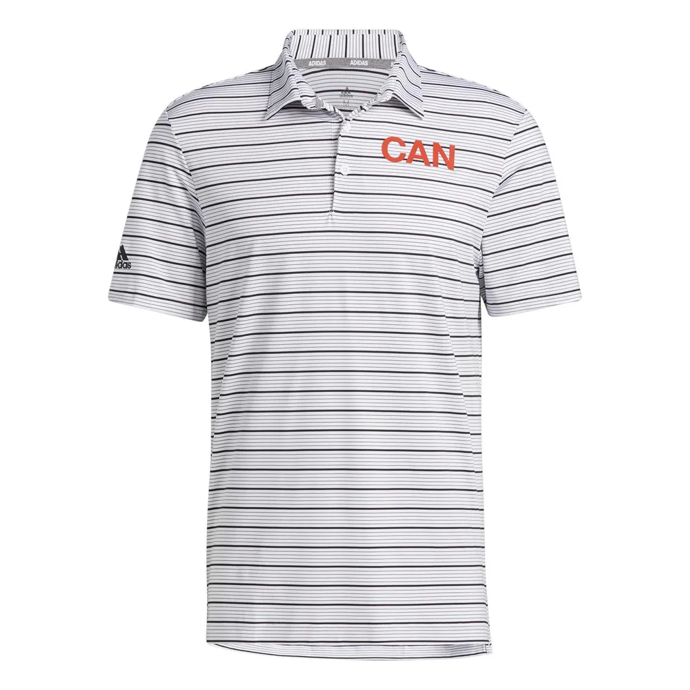 Men's Canada Ultimate 365 Pencil Stripe Short Sleeve Polo