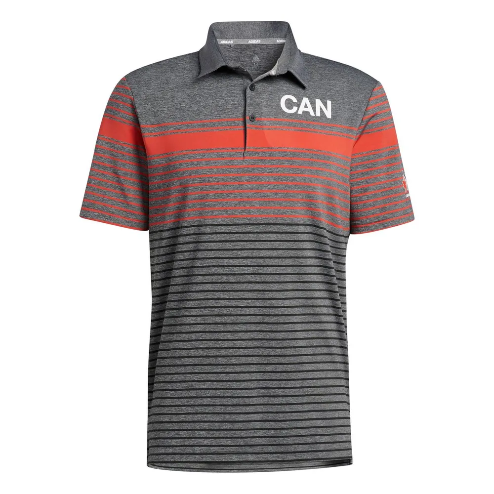 Men's Canada Ultimate 365 Engineered Stripe Short Sleeve Polo