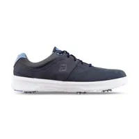 Men's Contour Spiked Golf Shoe-Navy