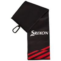 Tri-Fold Towel - Black & Red