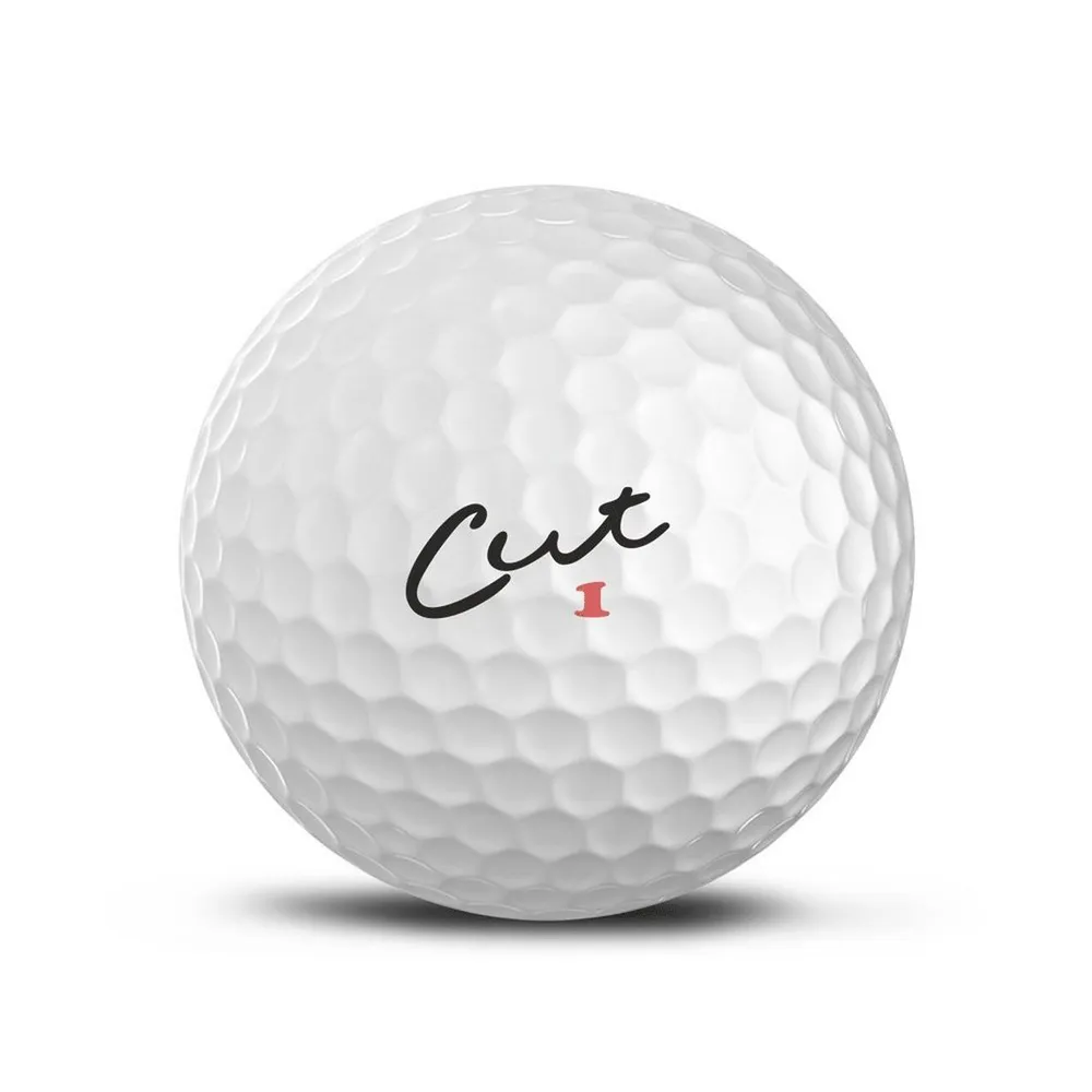 Cut Blue Golf Balls