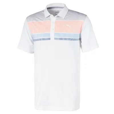 Men's Road Map Short Sleeve Polo