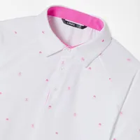 Men's Pink Whitney Short Sleeve Polo