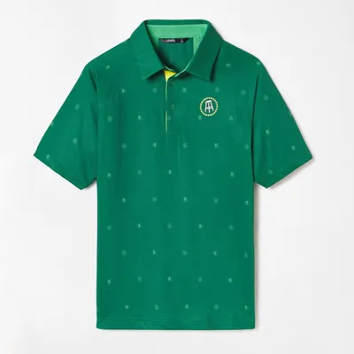 Men's Barstool Golf Print Short Sleeve Polo