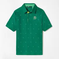 Men's Barstool Golf Print Short Sleeve Polo