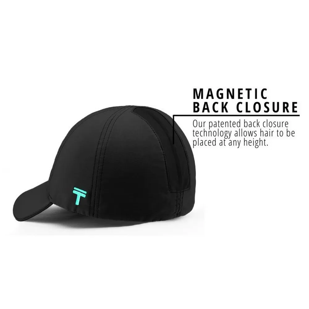 Women's High Ponytail Performance 2.0 Cap - Black