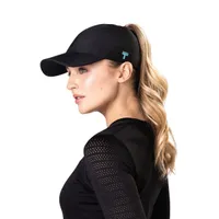 Women's High Ponytail Performance 2.0 Cap - Black