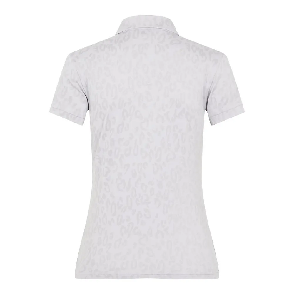 Women's Alaya Jacquard Golf Short Sleeve Polo