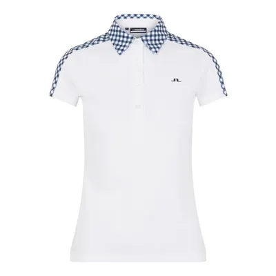 Women's Cara Gingham Printed Short Sleeve Polo