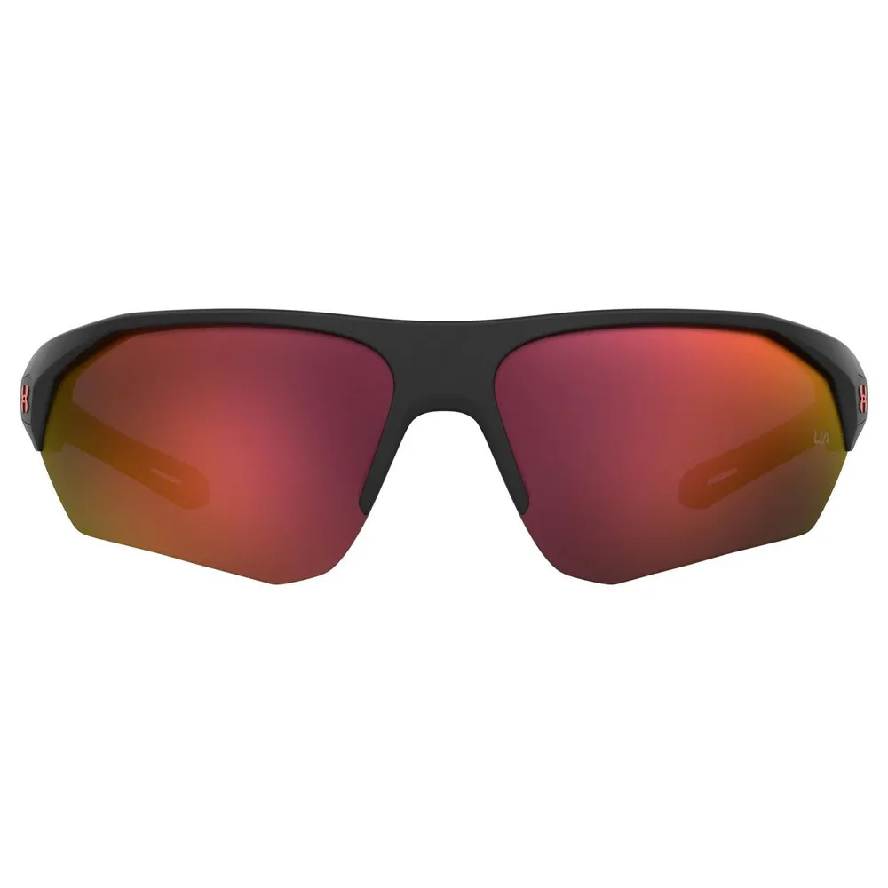 Playmaker Matte Black/Grey/Orange Mirror Sunglasses