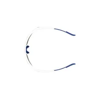 Clutch Matte White/Grey/Blue Mirror Sunglasses