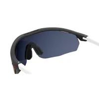 Gametime Matte Black-White Temples/Grey/Infrared Mirror Sunglasses