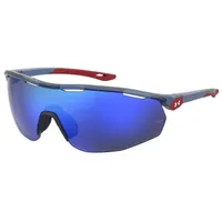 Gametime Matte Transparent Blue/Baseball Tuned Blue Mirror Sunglasses