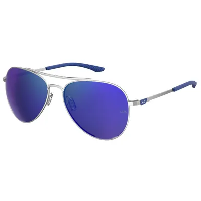 Instinct Shiny Palladium/Grey/Blue Mirror Sunglasses