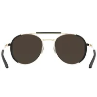 Pursuit Shiny Light Gold-Black Temple Tips/Brown/Tuned Road Sunglasses