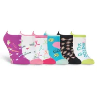 Women's Lucky Golf Low Cut Sock-6 Pack