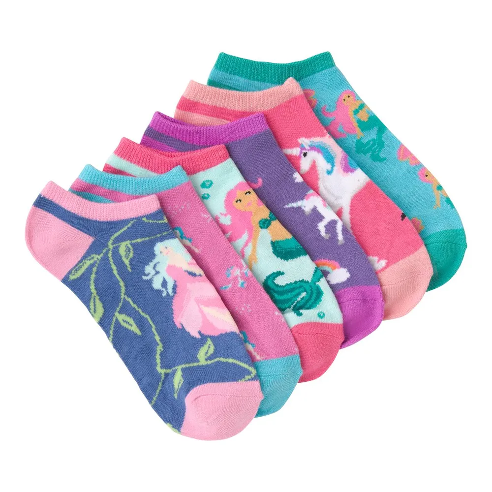 Women's Mythical Creatures Low Cut Sock-6 Pack