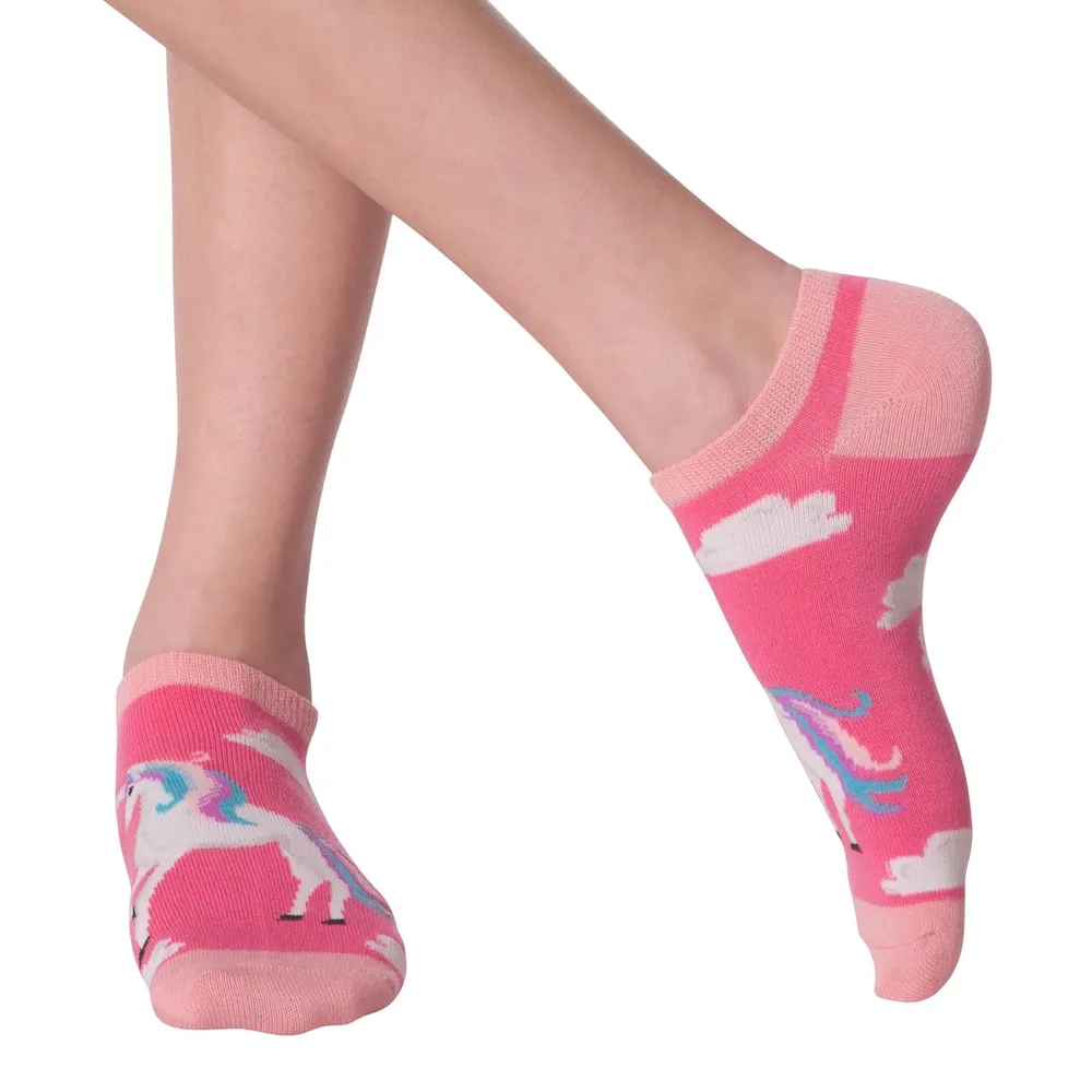 Women's Mythical Creatures Low Cut Sock-6 Pack