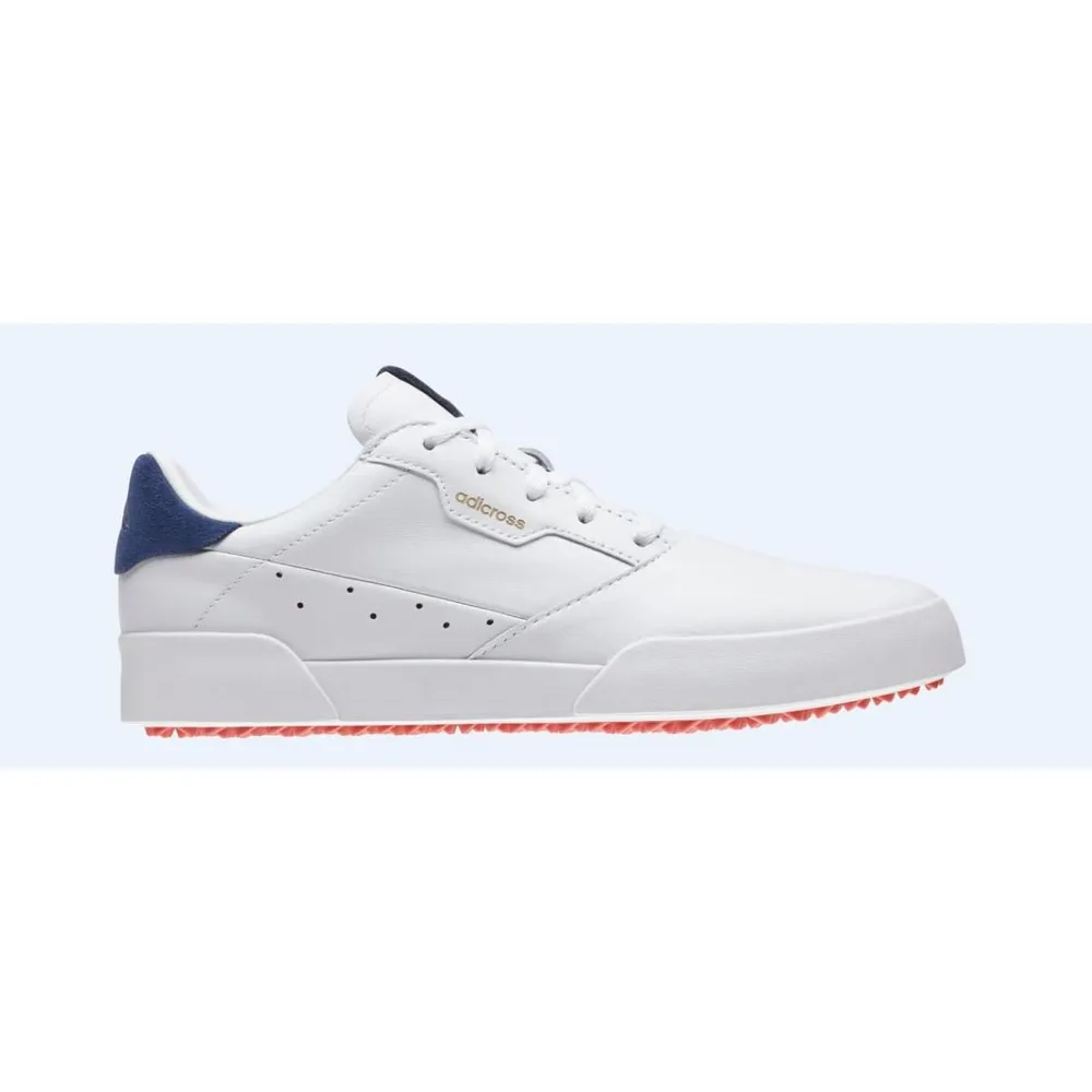 Men's Adicross Retro Spikeless Golf Shoe-White/Navy