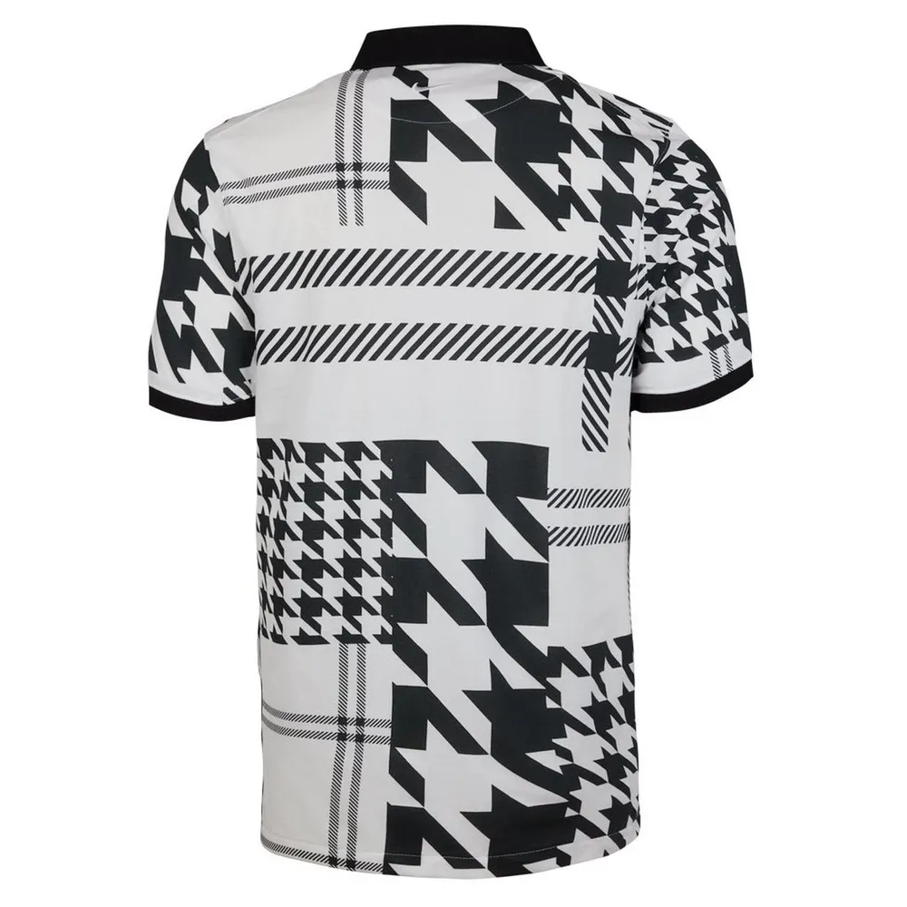 Men's Dri-Fit Plaid Mash Short Sleeve Polo