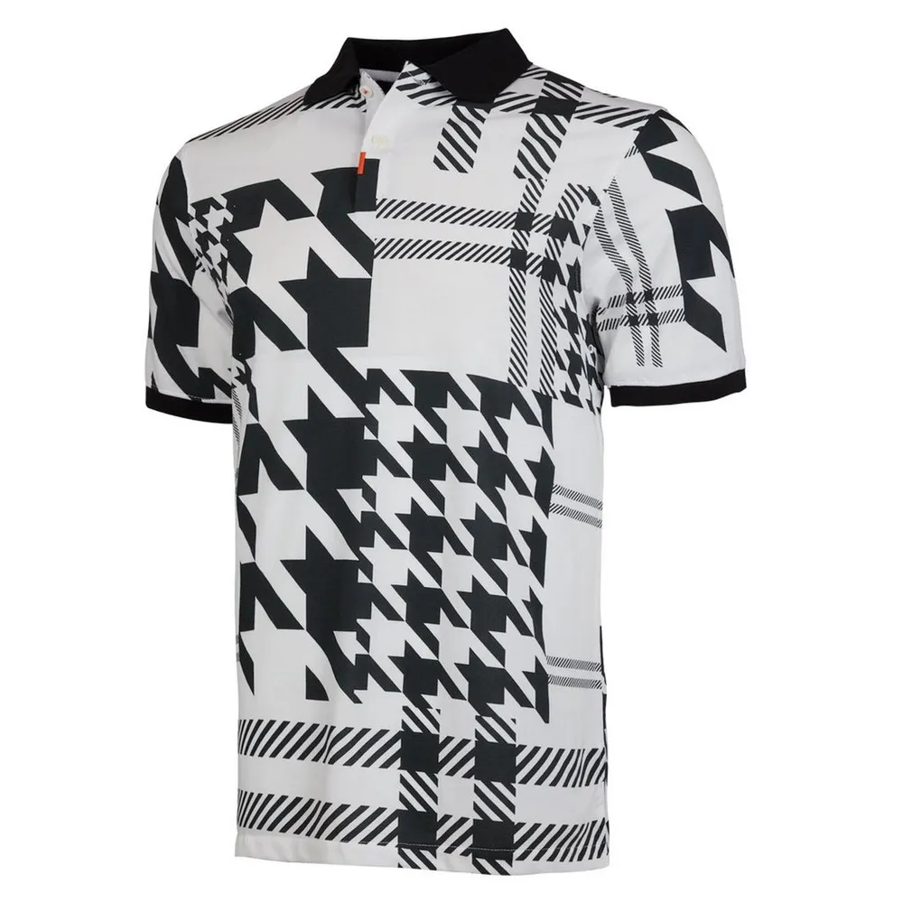 Men's Dri-Fit Plaid Mash Short Sleeve Polo