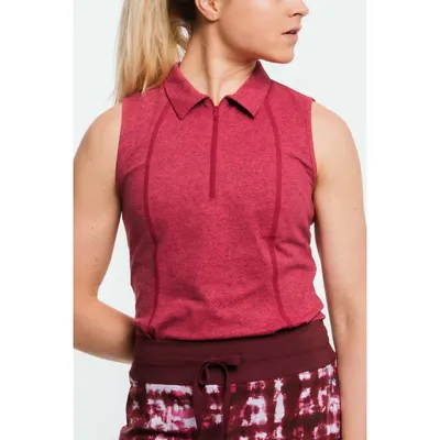 Women's Marl Sleeveless Polo