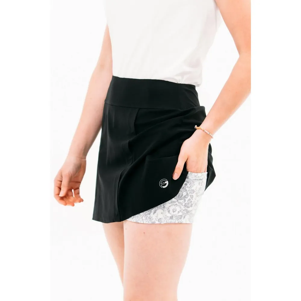 Women's Wrap Skirt with Baroque Shorts