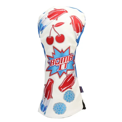 Bomb It White Driver Headcover