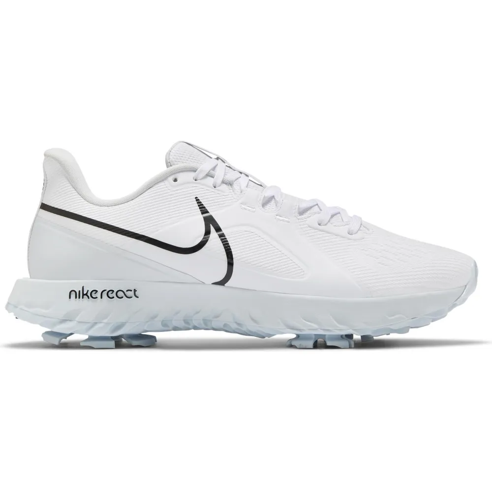 Men's React Infinity Pro Spiked Golf Shoe-White/Black/Platinum