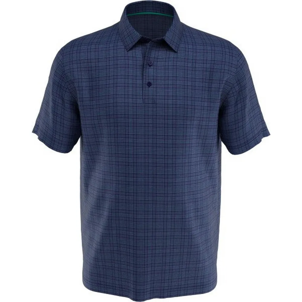 Men's Printed Marled Classic Short Sleeve Polo