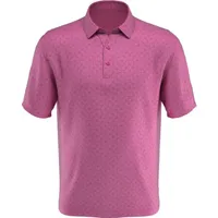 Men's Stitched Chevron Geo Short Sleeve Polo