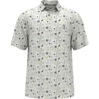 Men's Whiskey Printed Short Sleeve Polo