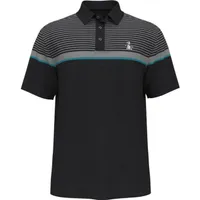 Men's Fine Line Stripe Short Sleeve Polo