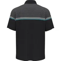 Men's Fine Line Stripe Short Sleeve Polo