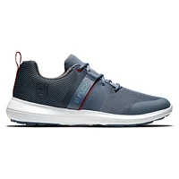 Men's Flex Spikeless Golf Shoe-Blue/Red