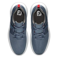 Men's Flex Spikeless Golf Shoe-Blue/Red
