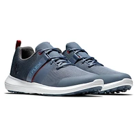 Men's Flex Spikeless Golf Shoe-Blue/Red