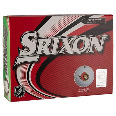 NHL Soft Feel Golf Balls - Ottawa Senators